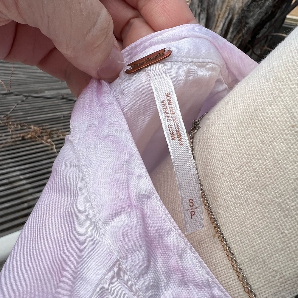 Free People, silky pink mini, size small - Picture 5 of 5